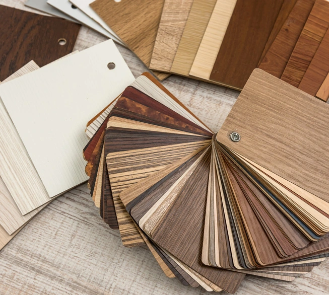 غشاء حبيبات خشب من كلوريد البولي فينيل